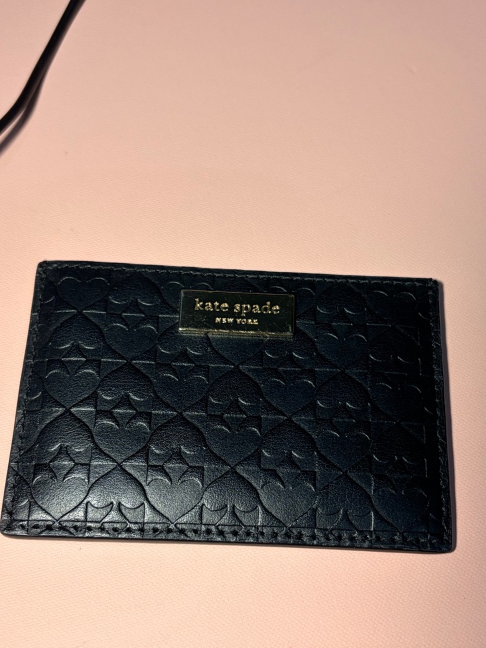 Kate Spade Graham Penn Place Embossed Card Holder